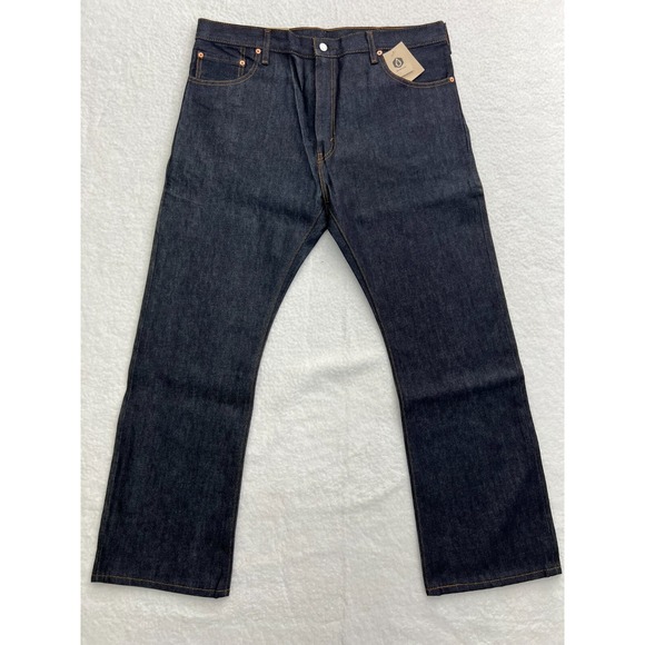 Levis 517 Bootcut Jeans Denim Blue Dark Wash W38xL30 (Actual W40xL32) VTG NWT - Picture 1 of 16